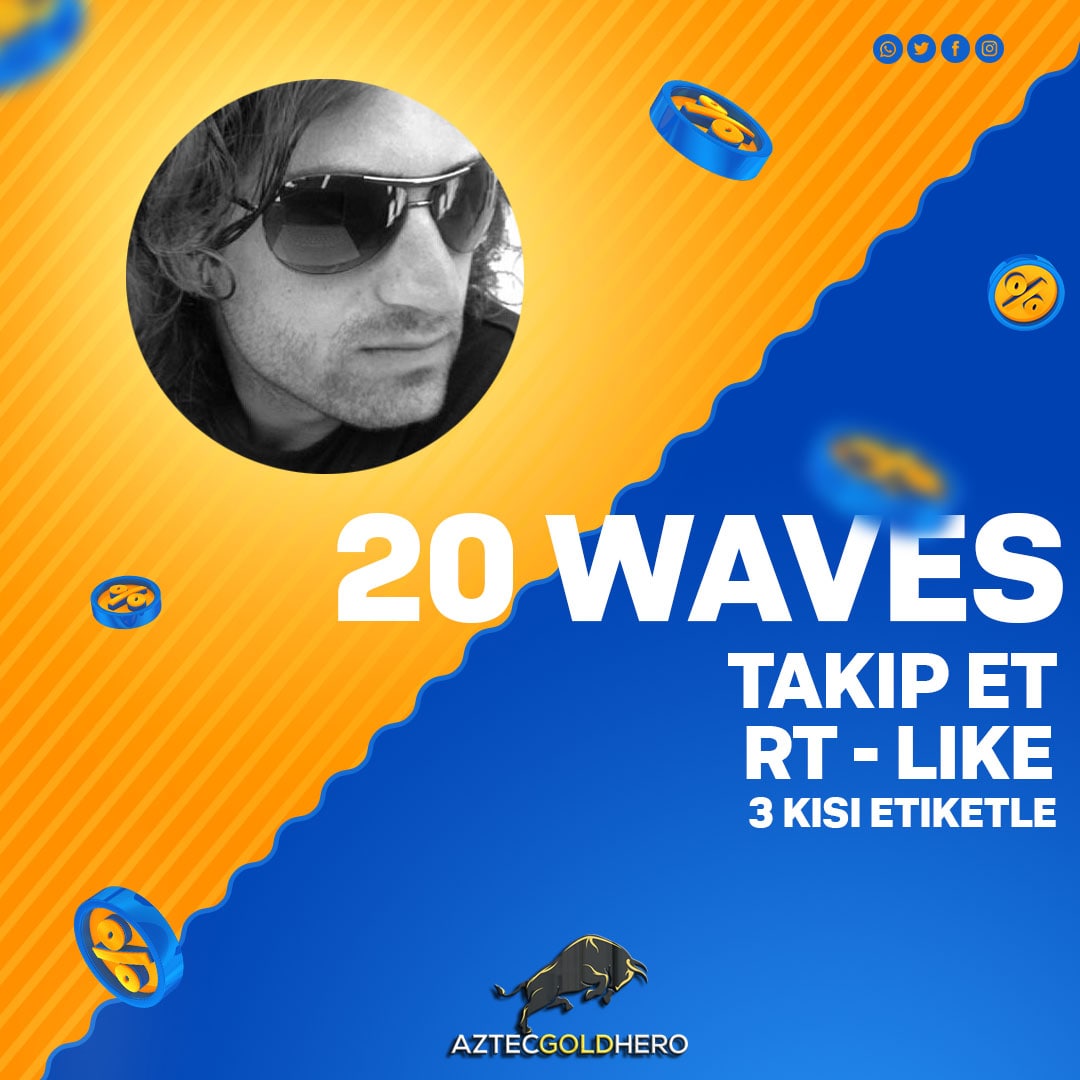AztecGoldHero's tweet photo. Takip-Rt-Like ve
#AztecGoldHero Hashtagi ekleyerek yorumunu yazanlar arasından 2 kişiye 20 $waves vereceğim.

#paribu #binance #dolar https://t.co/jmzGbjLAQZ