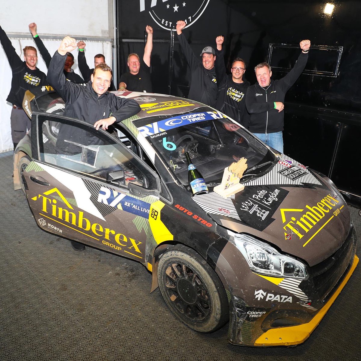 YellowSquadRX's tweet photo. We could not be any more proud of the team and @JanisBaumanisRX! 🔥 we didn’t have the easiest season, but we all pulled together and finished Euro RX on 🥈 place 🙌🙌🙌 fantastic job by everyone involved and thank you all so much for supporting us this season ❤️ https://t.co/NtTulcUeGD