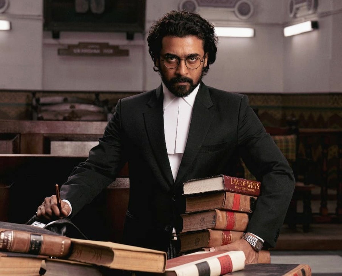 filmfare's tweet photo. Congratulations! 

The Filmfare Award for Best Film - Tamil goes to #JaiBhim at the 67th #ParleFilmfareAwardsSouth 2022 with Kamar Film Factory. https://t.co/hjsBmftmli
