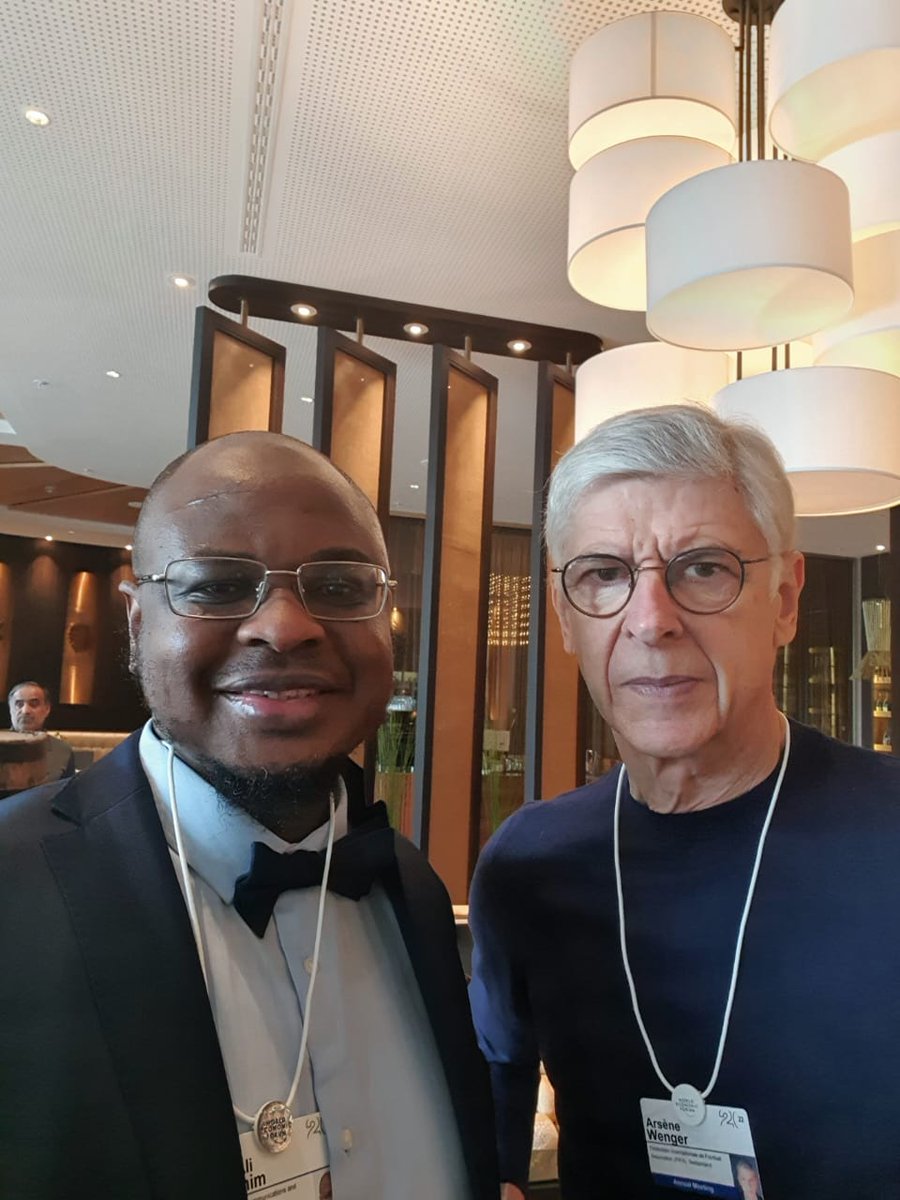 Prof. Isa Ali Ibrahim, CON (@profisapantami) on Twitter photo Smile!
Arsenal Fans!
During the last World Economic Forum in March, 2022, I became your stakeholder through Arsene Wenger. I need to certify all Arsenal supporters in Nigeria now. Let them come & pay homage, pls. <a href="/DrJoeAbah/">Dr Joe Abah, OON</a>, <a href="/whitenigerian/">Mohammed Jammal</a>,<a href="/AyoOyalowo/">The Godfather JP</a>, & all others here. Smile! Smile!
Arsenal Fans!
During the last World Economic Forum in March, 2022, I became your stakeholder through Arsene Wenger. I need to certify all Arsenal supporters in Nigeria now. Let them come & pay homage, pls. <a href="/DrJoeAbah/">Dr Joe Abah, OON</a>, <a href="/whitenigerian/">Mohammed Jammal</a>,<a href="/AyoOyalowo/">The Godfather JP</a>, & all others here. Smile!
