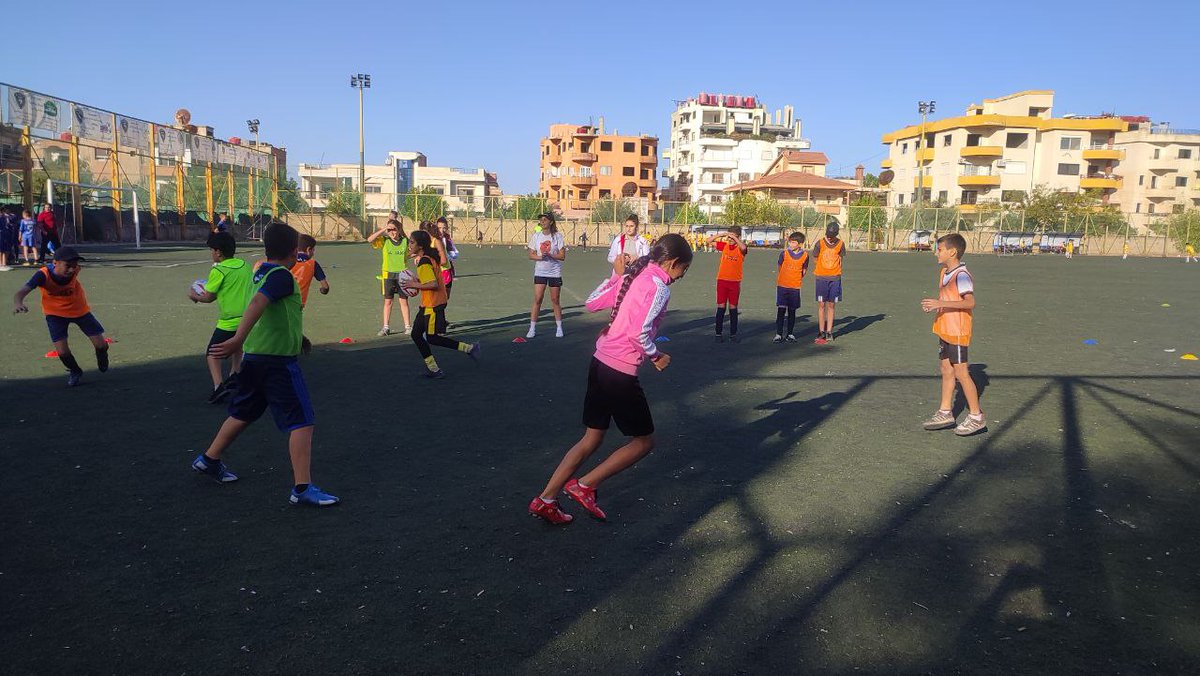 SarahElbaki's tweet photo. Fun day for the kids! 🏉
#syria #syriarugby #asiarugby #worldrugby #womeninrugby #syriawomensrugby https://t.co/z2FFnzGBnD