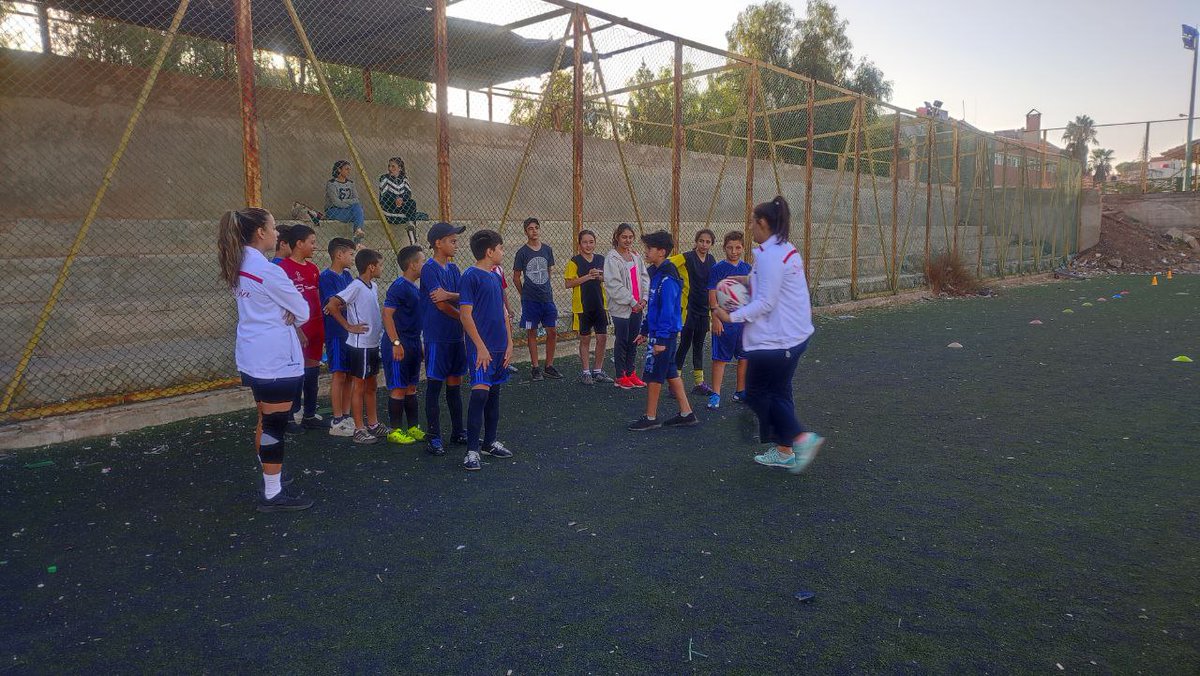 SarahElbaki's tweet photo. Fun day for the kids! 🏉
#syria #syriarugby #asiarugby #worldrugby #womeninrugby #syriawomensrugby https://t.co/z2FFnzGBnD