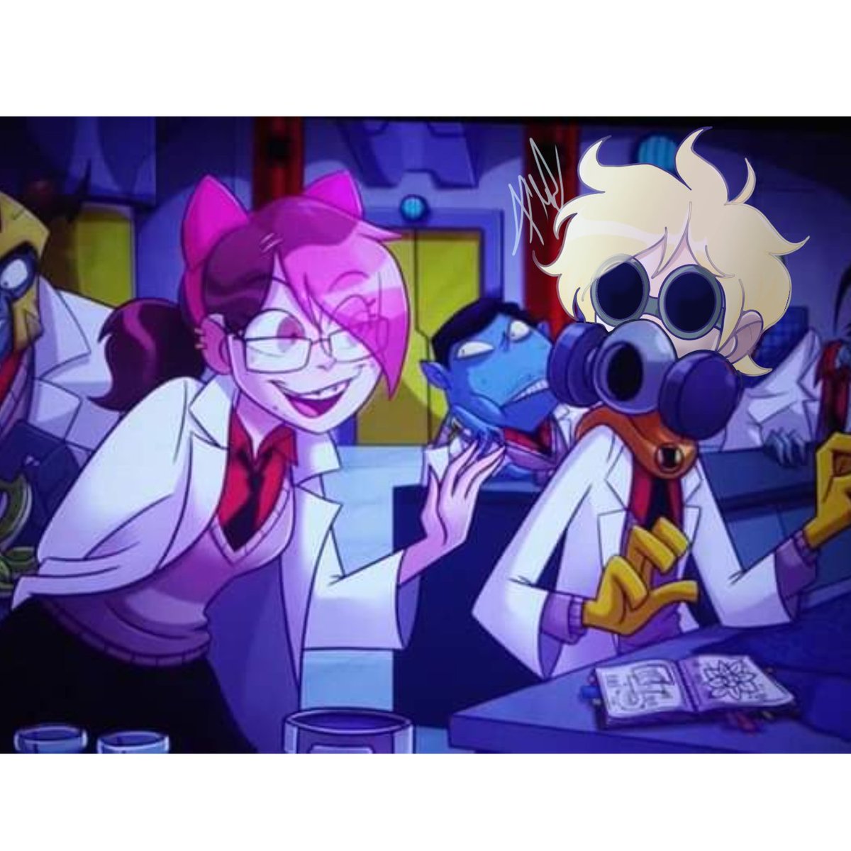 Moth651966241's tweet photo. Por fin puedo publicar esto aquí ya lo había hecho el Instagram pero quise ponerlo en Twitter
#Villainousfanart #villainous #villanos #flug #drflug #misheed #Villainousfanart #misheedfanart #villaninos https://t.co/OZMv5bwUTj