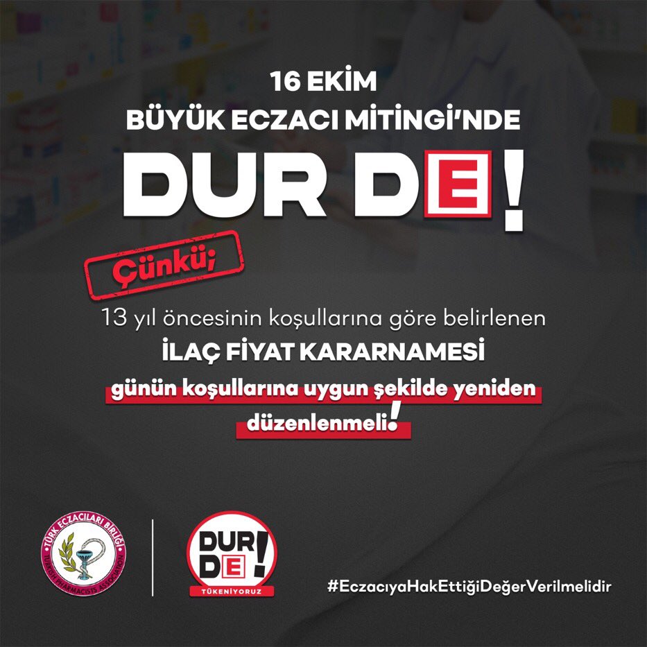 sokullu26's tweet photo. #EczacıyaHakEttiğiDeğerVerilmelidir https://t.co/x8a3MJgSuh