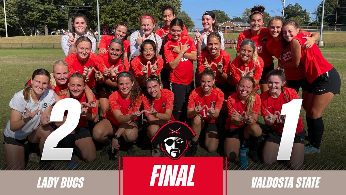 RT THE W!!!! Goals from Cheyenne and Julia, along with five saves from Chloe, helps to give us a SENIOR DAY <a href="/GulfSouth/">Gulf South Conference</a> W over Valdosta State! #BUCNation