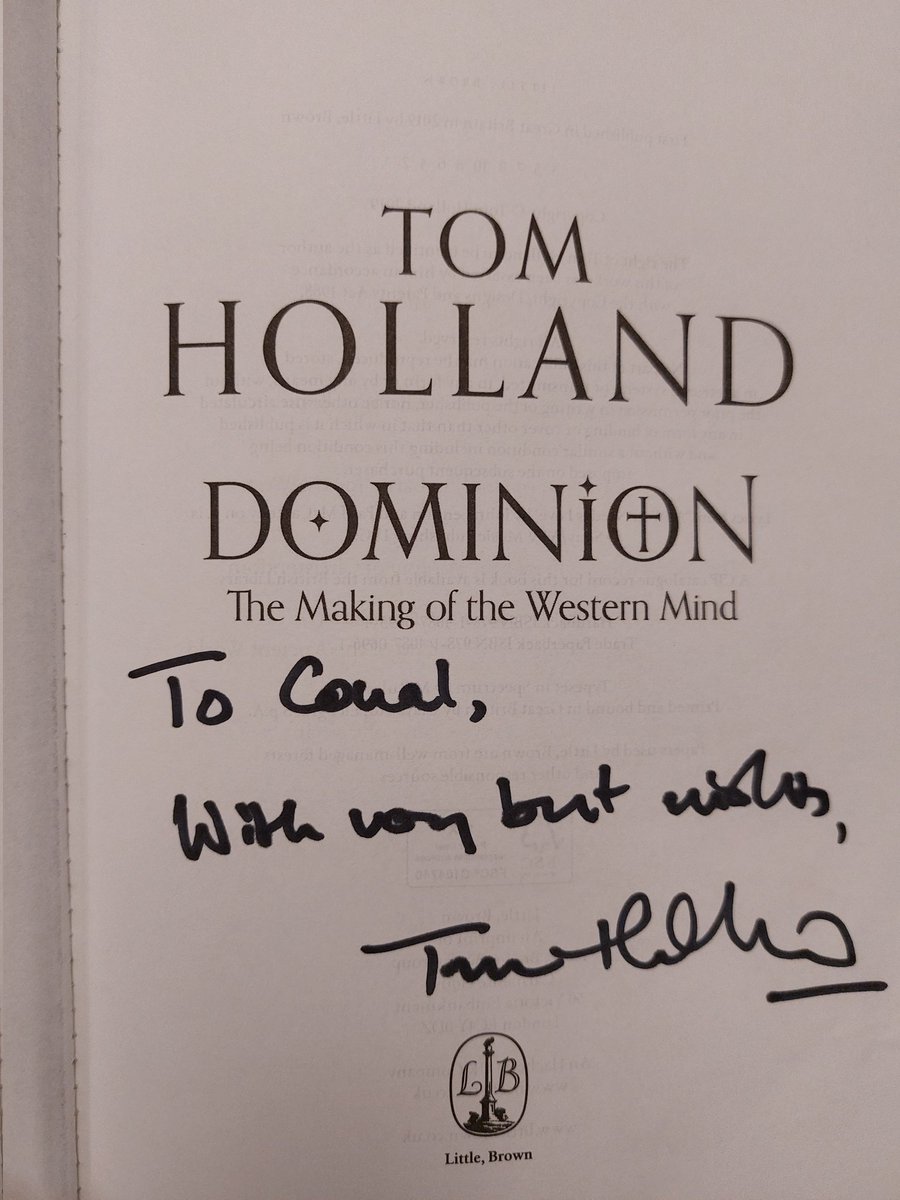 Always makes the book a little more special when it's signed...and this was a cracker anyway, like the rest of his works.