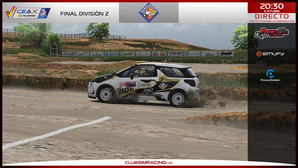 club_simracing's tweet photo. 📺 EN DIRECTO
#ceaxv #MOLLERUSA @virtual_rfeda

Final Div2
https://t.co/cumbMYK3fQ https://t.co/fearcfntNW