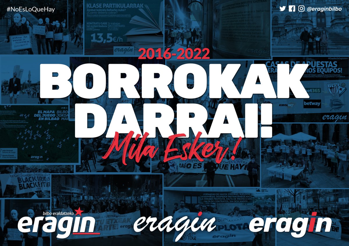 🚩2016 - 2022🚩

✊ Mila esker!