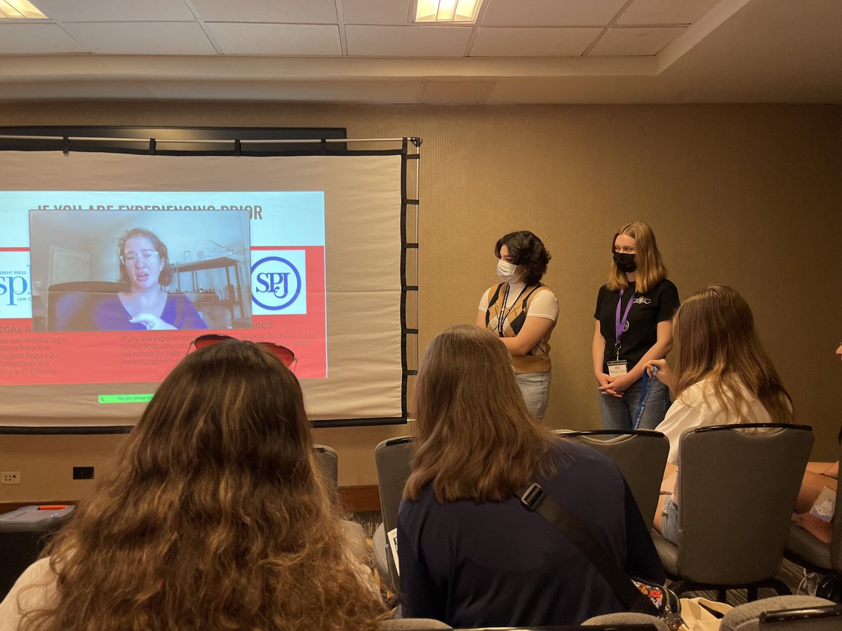 CareyAMcCarthy's tweet image. Proud of my editors Flora &amp;amp; Rachel for being amazing leaders. As @VoicesTexas Organization Specialists these young ladies are working to get a law passed guaranteeing Texas student journalists the same rights as pros. They presented at @TxAJE . @NISDComArts @CAHS_Media @NISD