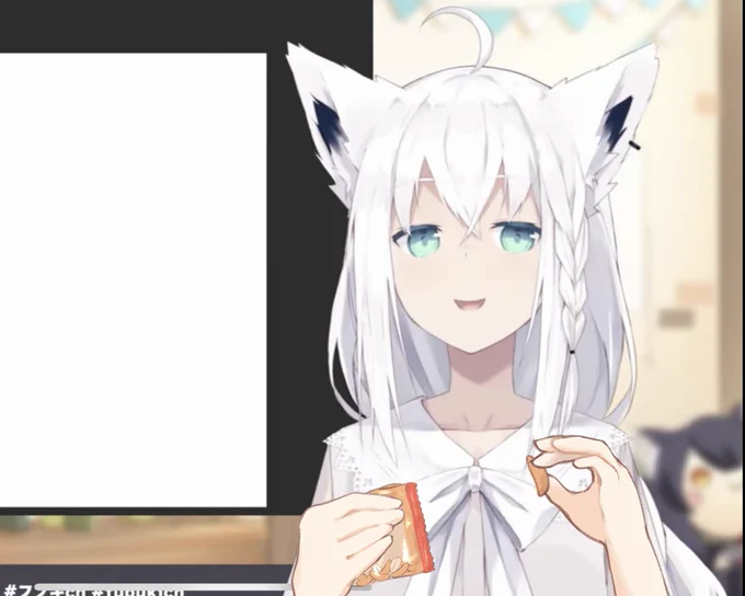 わさび味が好きです #白上配信素材 