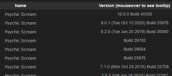 funkbw's tweet photo. I wish @Wowhead would show a spell history (changelog) of spells REMOVED from the game, in the same way it does for current spells. Being able to see when a spell was removed would be nice (as well as its historical changelog) https://t.co/ZClwotKFFJ