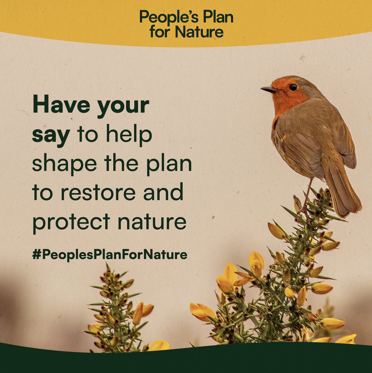 We are powering the #PeoplesPlanForNature - the biggest conversation about the future of nature in the UK. The nature crisis affects everyone, so everyone should have a say on how to address it. Click here to have yours 👉 bit.ly/PPfNTw