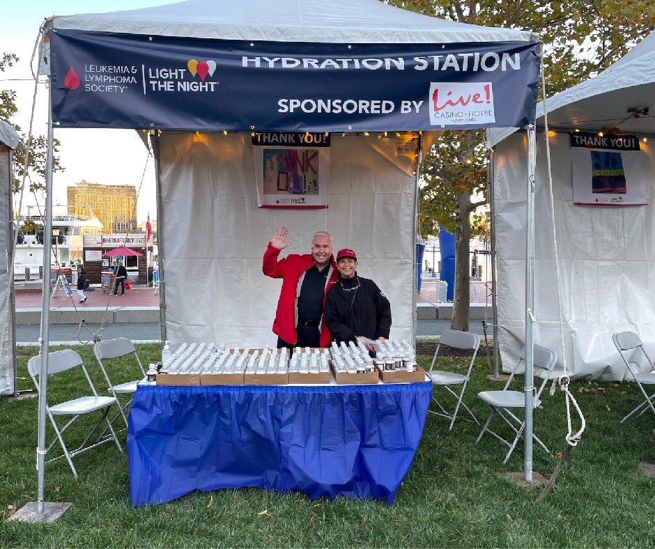 LiveCasinoMD's tweet photo. Yesterday, the Live! Family walked at the "Light The Night Walk" in Baltimore. We walked to support families and communities affected by Leukemia and Lymphoma. Thank you @LightTheNight for hosting a wonderful event. #LIVEintheCommunity https://t.co/Tq1bItEHih