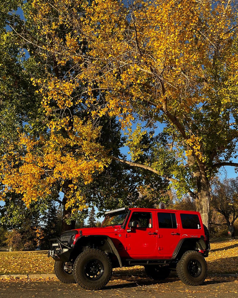 DJBrando97's tweet photo. Happy Thanks Giving Weekend!!!!! #ThanksgivingWeekend #fall #fallpics #jeep #jeepwrangler #Canada #alberta https://t.co/3bNGKlhMNP