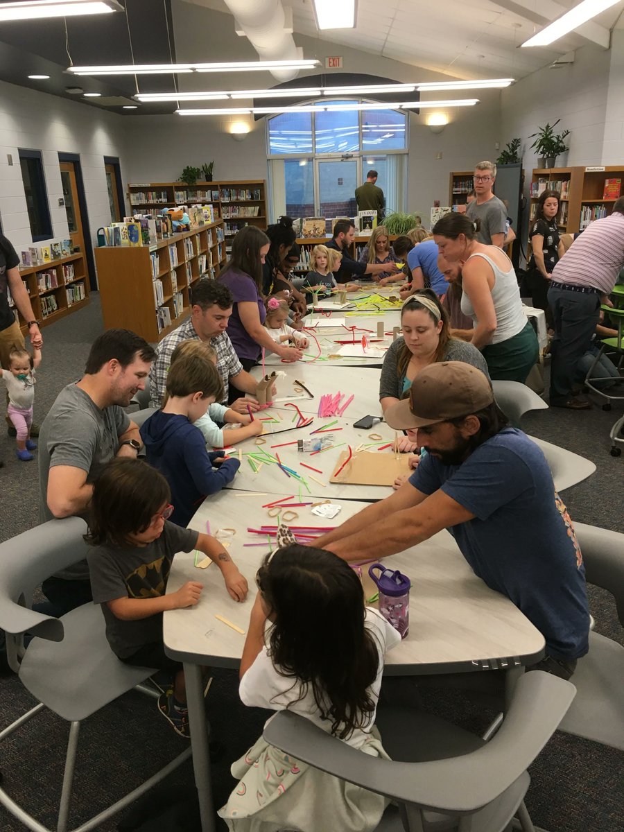 SummitDriveES's tweet photo. Summit Drive hosted Family Design Night. Families learned how to use the design thinking process, heard empathy interviews from students, and designed a prototype for new playground equipment. Students shared their prototypes with everyone at the end of the evening. #summitdriven https://t.co/ao7UyRA5rf