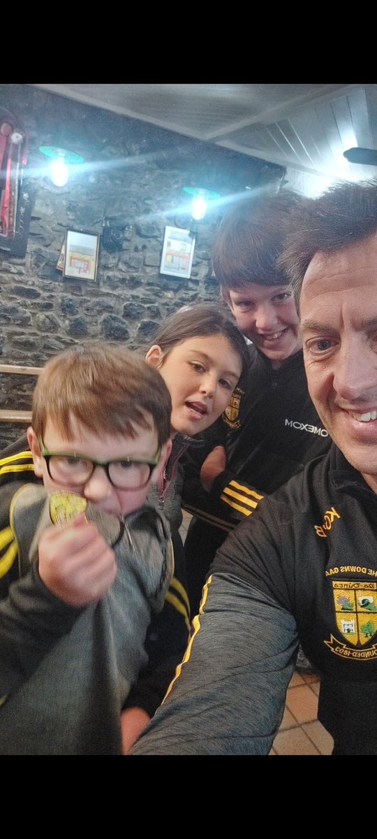 A bag of chips after a county final win .
Well done lads. You will motivate these kids for years to come. Na Dunta Abu