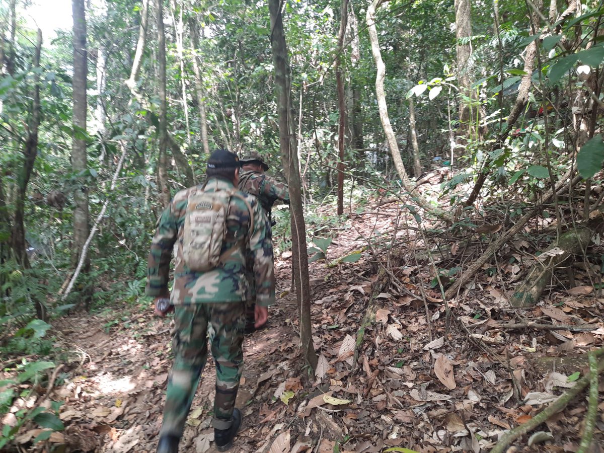 EDelCastilloDC's tweet photo. 1/2 Informamos al pueblo boliviano que, siguiendo el plan de operaciones "Colmena" se encontró un laboratorio de cristalización de cocaína en Bulo Bulo, el mismo que ya fue intervenido e incinerado en presencia de corresponsales de prensa. https://t.co/uS1KwT9jNi
