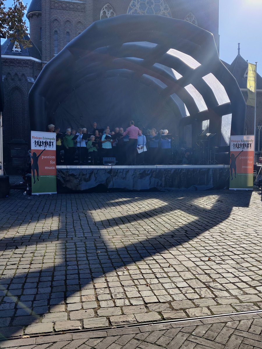 Ook buiten met dit weer was Rooi Vol Koren een succes