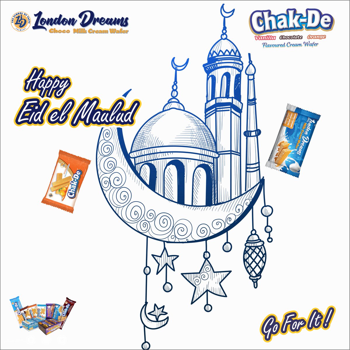 DreamsWafers's tweet photo. Hope Mawlid al-Nabi brings you the gift of happiness and blessings with bunch of wafers today and always! #GoFoIt. 👍 #LondonDreamsWafers #ChakDeWafers 

#October #madeinnigeria 
😍🥰#ChakDe #MilkWafers  #chocolatewafers #BreakingNews #Milk  #MilkWafers Taste great everyday https://t.co/OtBMaKsqII