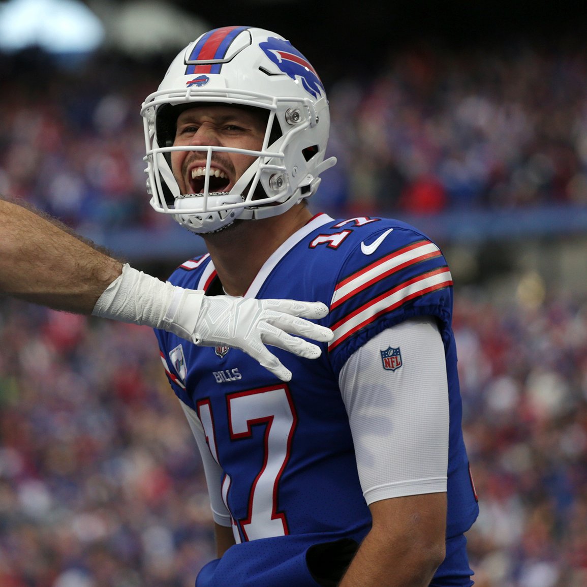 NFL on Twitter "Josh Allen is playing video games out there 348 yards