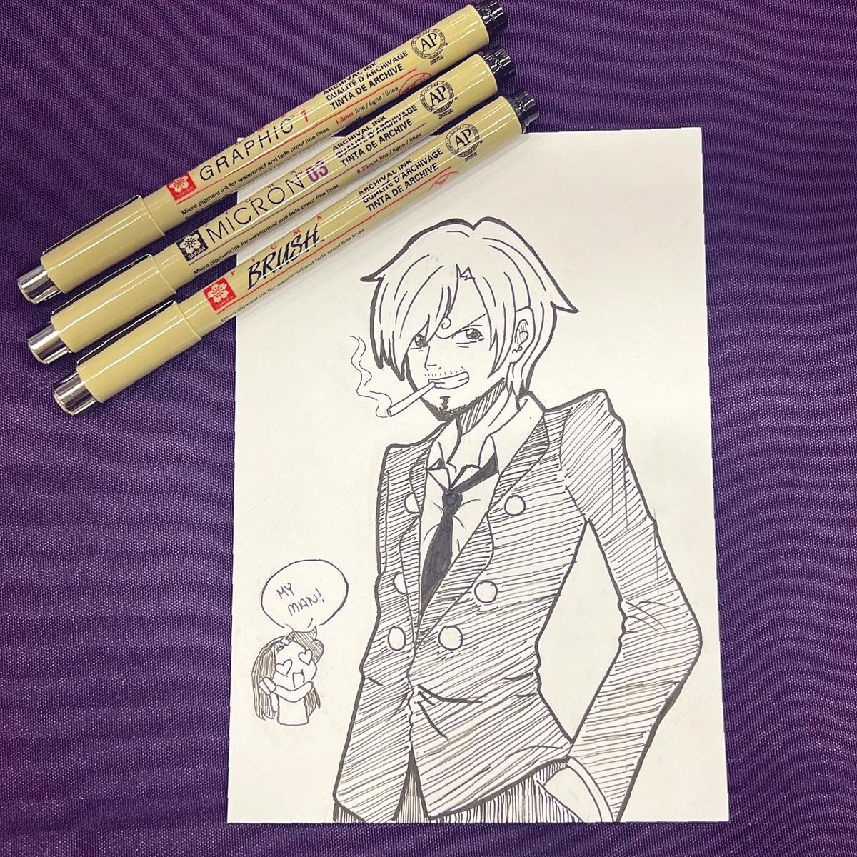 StudiosSuzu's tweet photo. Why am I so bad at Twitter? 😆 I’ve been working on my “Promptober” this month! Posting what I’ve got so far and my list that was created by followers and friends! #promotober #inktober #promptober2022 #inktober2022 #suzuspromptober2022 #anime #junutsukaisen #onepiece https://t.co/gh5iwPF7lR