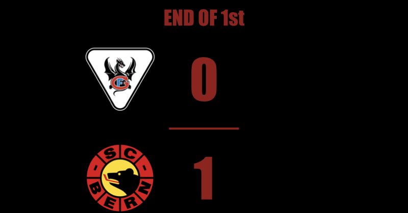 SCBern_Live's tweet photo. 20‘| Die Mutzen führen zur ersten Pause Dank dem Treffer von Sceviour. #SCBern #NationalLeague #HCFGvsSCB https://t.co/U1fsYBaZMr