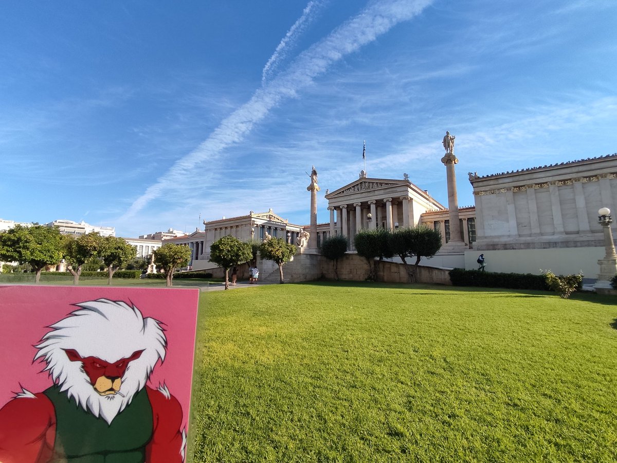MatthewKapa's tweet image. Day 1️⃣9️⃣
Outside the Academy of Greece 🇬🇷
A Piece of Art! 
To the left Goddess Athena!
To the right God Apollo!
@LoadedLions_CDC #LoadedLions #CyberCubs #LoadedLionsTakeOver