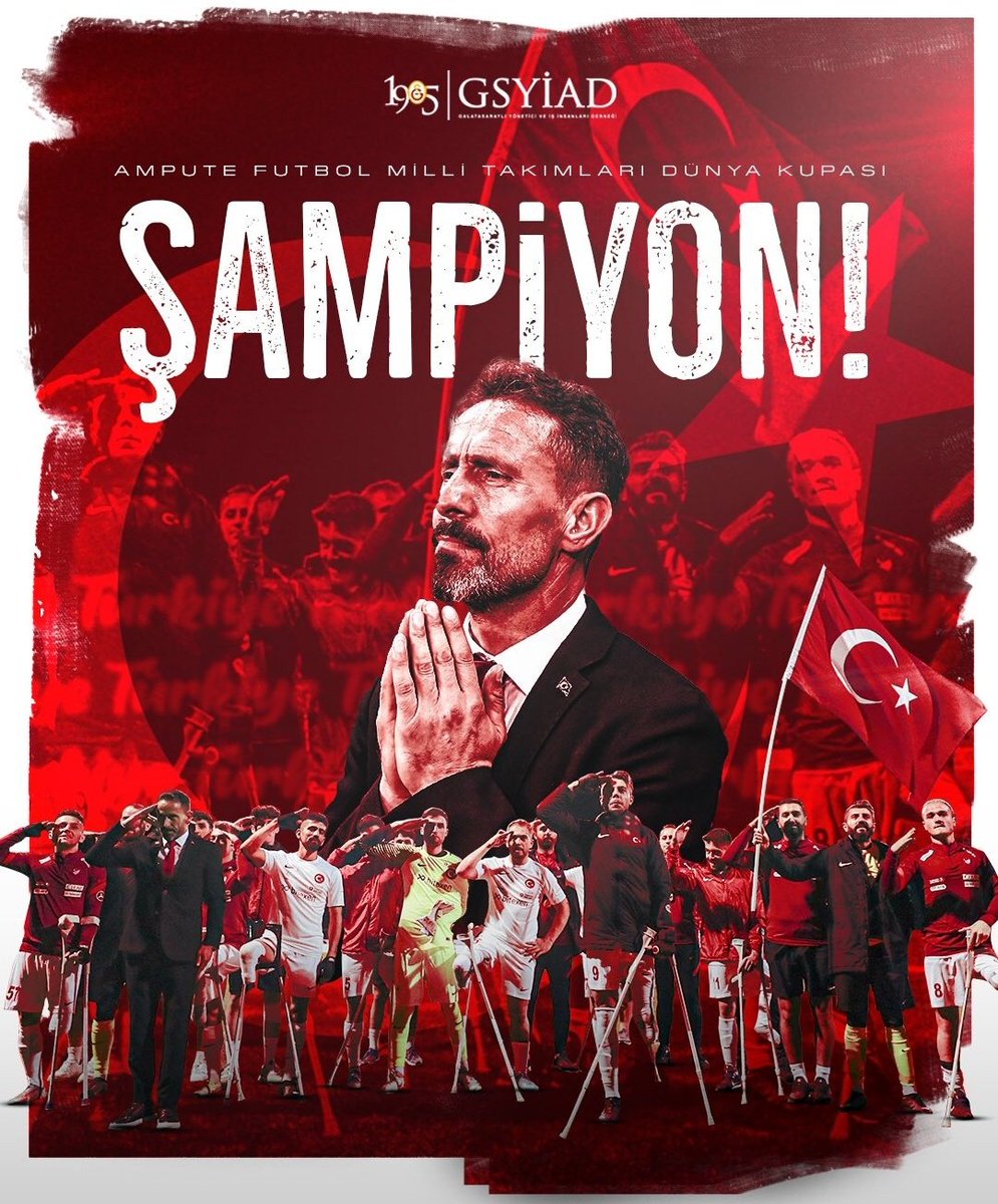 eyyubiyeampute's tweet photo. Şampiyon 🏆
Tebrikler🥇 #BizimÇocuklar https://t.co/5QFjLr6Tmh