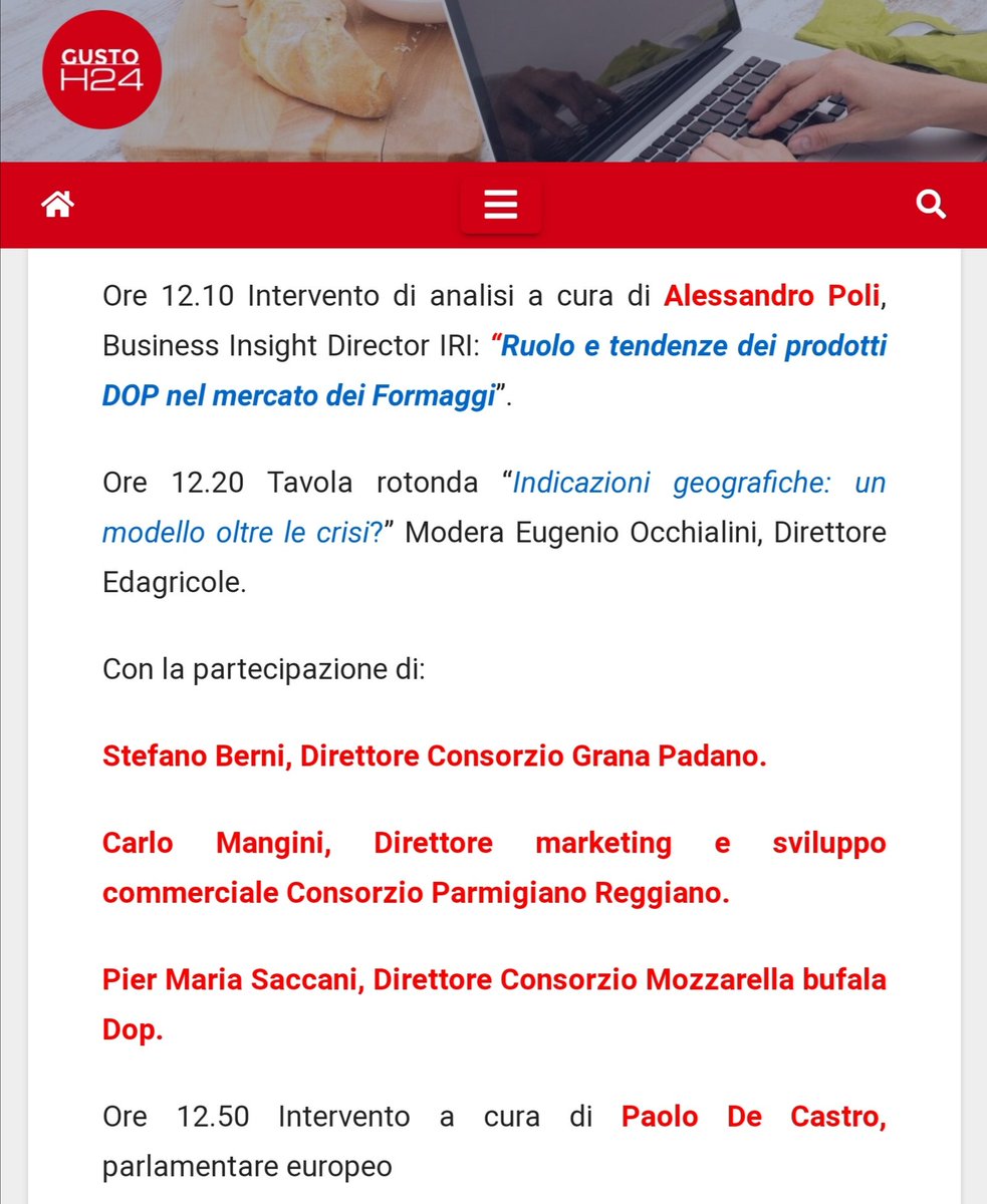 A Bologna, Dairy Summit, il futuro della filiera lattiero casearia
#13ottobre a Palazzo De’ Toschi  a Bologna
Tra i relatori PierMaria #Saccani <a href="/carlomangini/">carlo mangini</a>, Stefano #Berni
Su <a href="/GustoH24/">GustoH24</a>
gustoh24.it/a-bologna-dair…
<a href="/pino_zuliani/">Giuseppe Zuliani</a>
<a href="/sassi_mario/">Sassi Mario 🇪🇺</a> <a href="/paoloigna1/">paolo ignazio marong</a> <a href="/paolodecastro/">Paolo De Castro</a>  <a href="/Clazzati/">Cristina Lazzati</a>