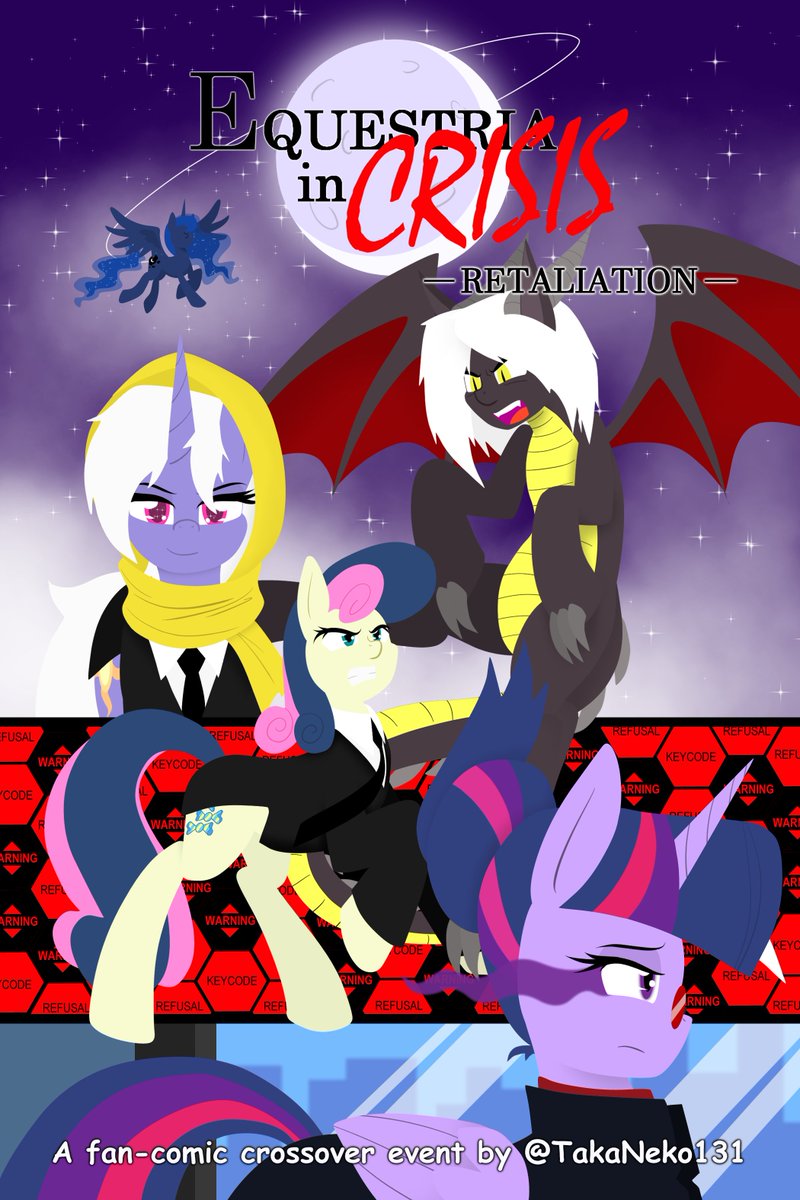 EQCrisis's tweet photo. The crisis continues... See you in Issue #3 everypony. https://t.co/5XsbpGGjG6