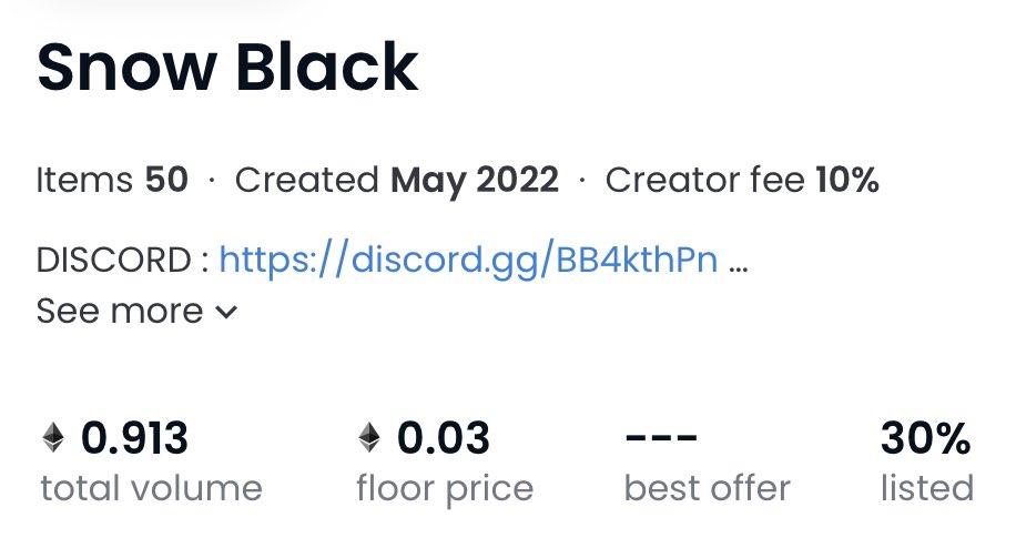 🚀🔥🔥🔥🔥 Let’s continue 🔥🔥🔥🔥

50 Items : 46 SOLD 🔥 Volume traded : 0.913 ETH 🔥😈

Thank you for your trusts 🔥🔥🚀🚀🚀🚀
