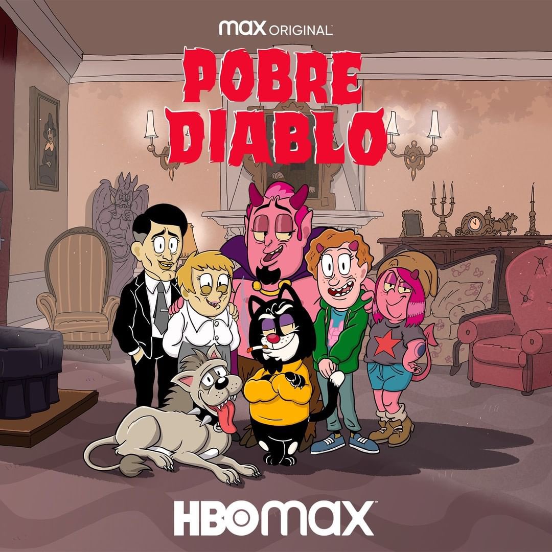 WeirdMarket's tweet photo. Hoy se ha estrenado en @sitgesfestival ‘Pobre Diablo’, la serie de Joaquín Reyes, Miguel Esteban, Ernesto Sevilla @BuendiaEstudios #RokynAnimation para @HBOMaxES de la que han proyectado 3 capítulos! https://t.co/ebuZ9DB0BD