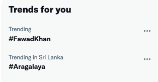 roelraymond's tweet photo. Looks like #aragalaya is trending in #SriLanka. Well done @RW_UNP et al. 👏 https://t.co/STM6BwCSAy