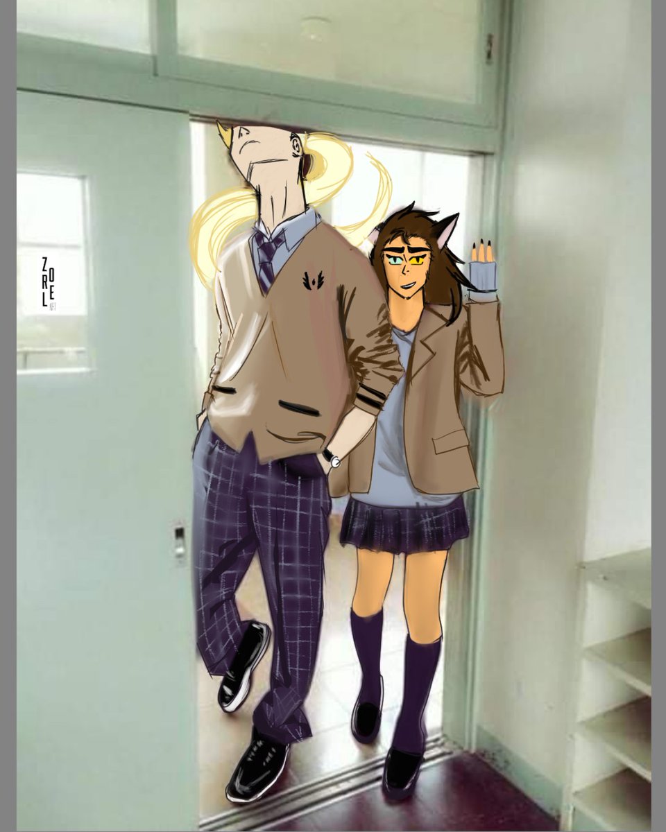 zorelart's tweet photo. 8. Gigant 😶‍🌫️
.
They showed me this meme yesterday at the party and I said, why not? 
Who says parties don't inspire? 
#sherafanart #catradora https://t.co/ADYARRwxC3