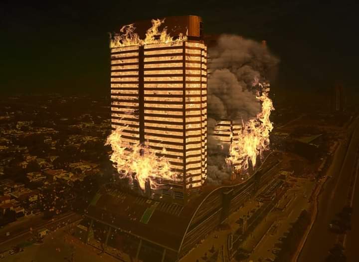 NBdigitalPk's tweet photo. #CentaurasMall was burned on 30 August, 2022 by a Graphic Designer Syed Saim, and today the #Centaurus Mall caught fire in real. 🔥 😯
#CentaurusMall #CentaurusOnFire #centaurus #islamabad https://t.co/CPLP18EWQk