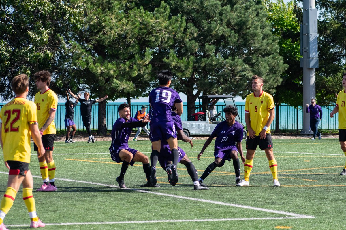 NUMensSoccer's tweet photo. Final. 
Northwestern 1
No. 8 Maryland 1

'Cats earn a point against a ranked opponent for the second consecutive game https://t.co/vv0qRc8aZr