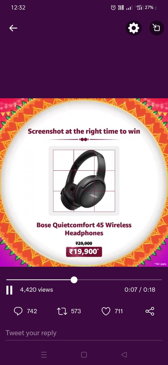 Chandan99995322's tweet photo. @amazonIN #greatindianfestivalsale
#amazonSeliya
#AmazonIndia https://t.co/iYyagAzvRD