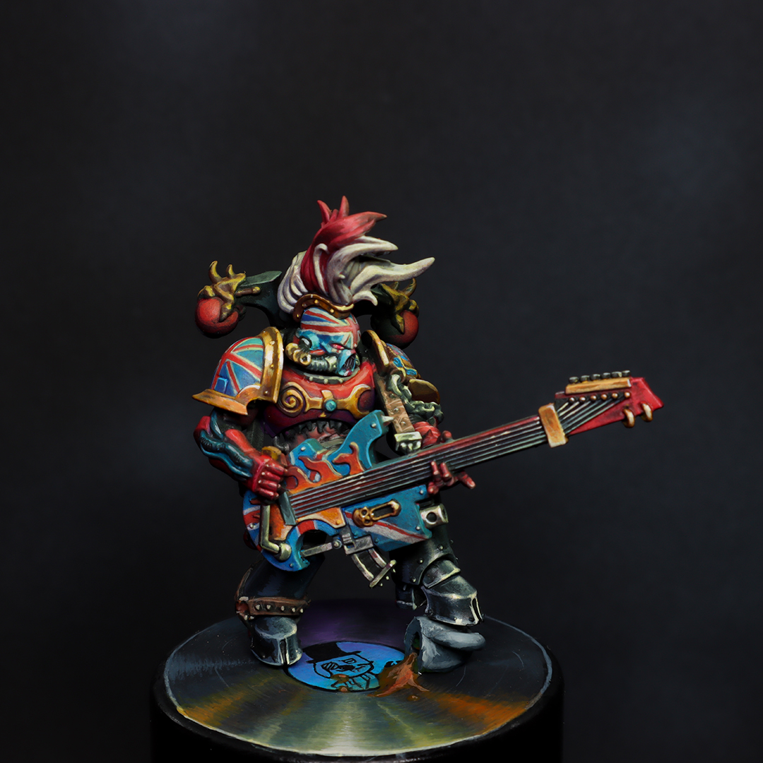 #noisemarine painted for <a href="/TheSpiffingBrit/">The Spiffing Brit 🫖</a> complete! I had a lot of fun working on this mini for someone who's kept me company for many, many hours over the years :)
