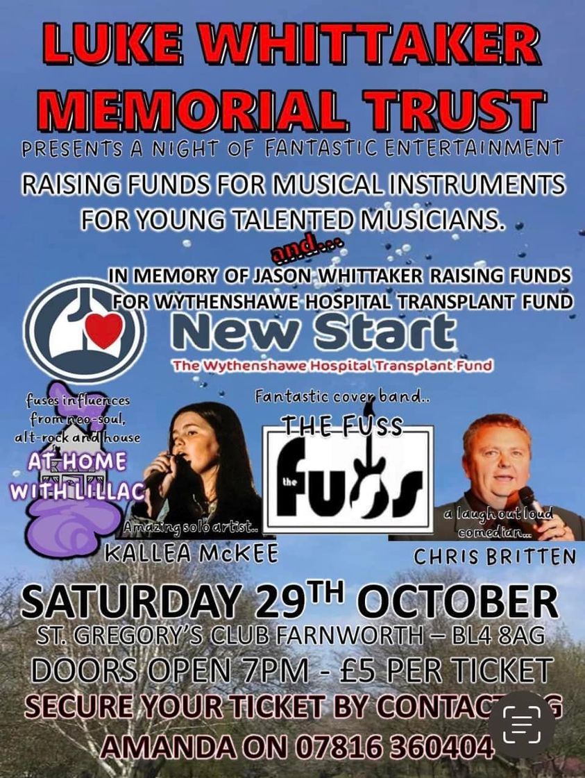 It's an absolute honour to have been invited to perform at this event later this month. For the last 2 years I have been privileged to have won the 'Time of Your Life' award in both my schools which is awarded in memory of Luke. 

<a href="/MSJBolton/">Mount St Joseph</a> <a href="/MSJ_Musicdept/">MSJ Music</a>