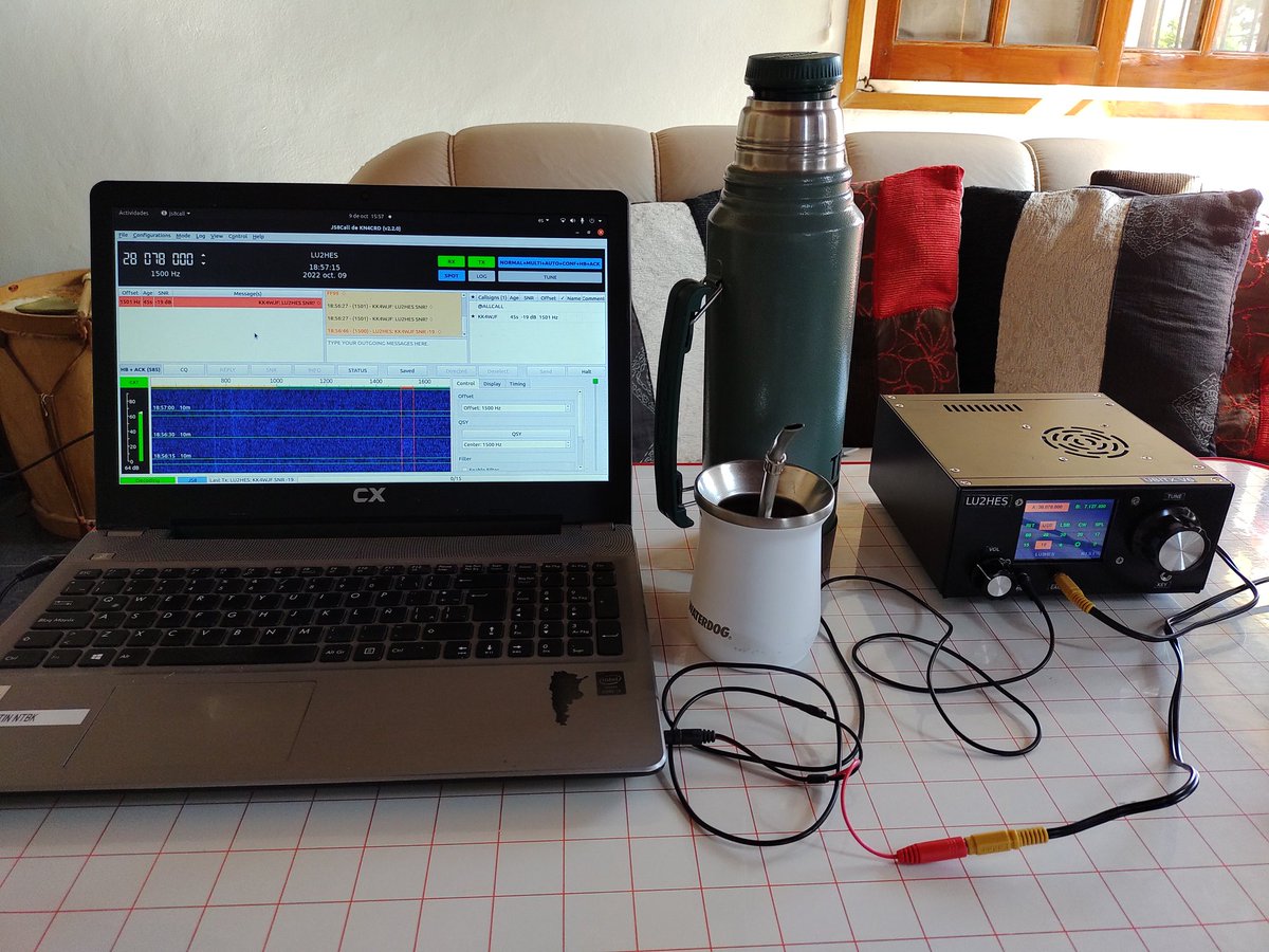 lu2hes's tweet photo. First steps using JS8call on 10m, not a lot of activity but enough to get familiar with the protocol https://t.co/xHyBlMGc9p