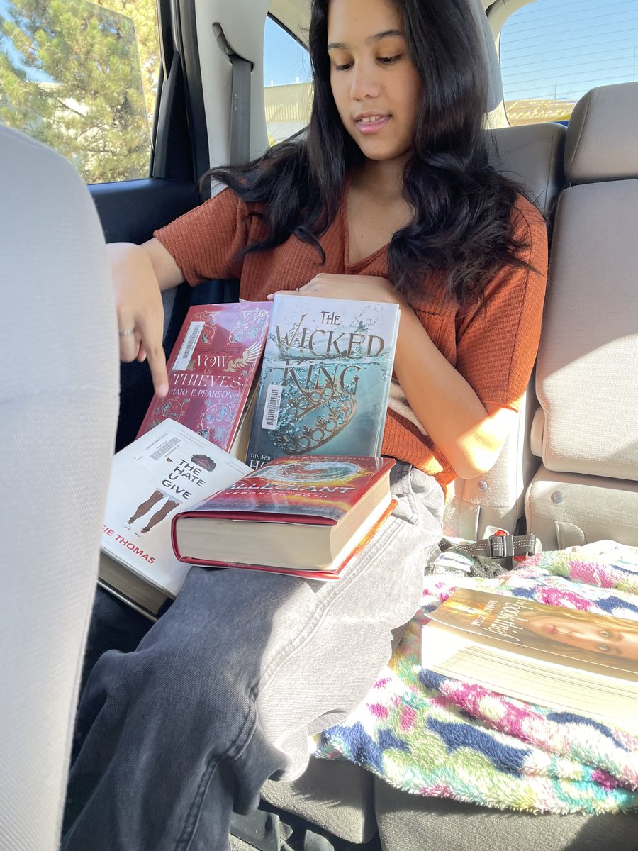 veropeteacher's tweet photo. Deciding which book to read while waiting for your sister’s soccer game to begin is hard 😜
We voted on The Hate You Give by Angie Thomas
And, I’m reading about Gender Identity Justice in Schools and Communities by sj Miller
#Reading
#SheReadsForPleasure
#ThisIsGradSchool https://t.co/EzcXaWVm7T