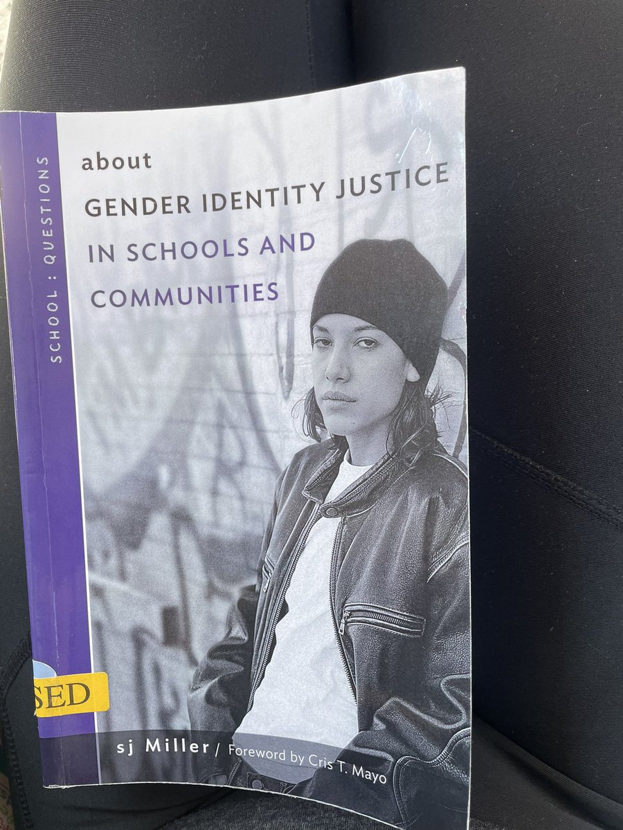 veropeteacher's tweet photo. Deciding which book to read while waiting for your sister’s soccer game to begin is hard 😜
We voted on The Hate You Give by Angie Thomas
And, I’m reading about Gender Identity Justice in Schools and Communities by sj Miller
#Reading
#SheReadsForPleasure
#ThisIsGradSchool https://t.co/EzcXaWVm7T