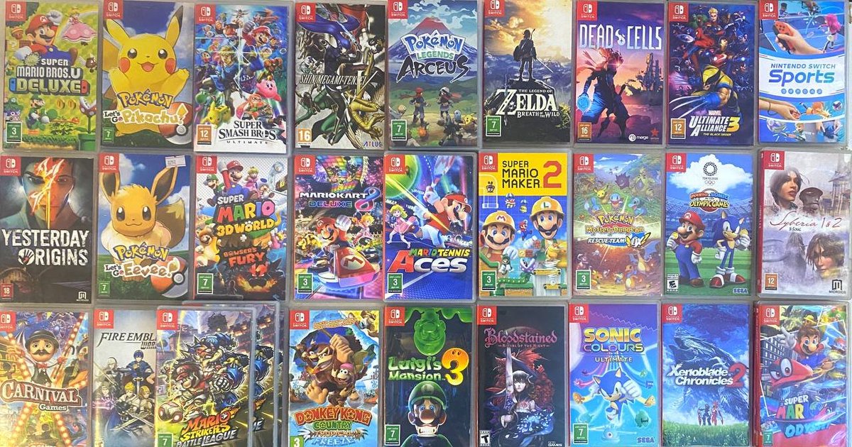 GameCubeSa's tweet photo. ألعاب نينتندوس ويتش مستعملة 
متوفرة في متجرنا بحي الياسمين 
والموقع الالكتروني
https://t.co/ZmeiJtLUNb https://t.co/ulP59VuuyZ