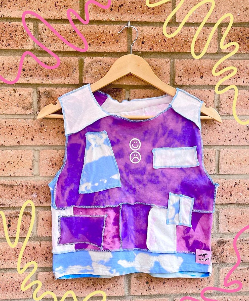 _frankauk's tweet photo. hey twitter, long time no see 👀

we’ve been busy saving material from landfill and turning it into funky clothing 👇 https://t.co/BiY0igJe7U https://t.co/YG1BVhuBL0