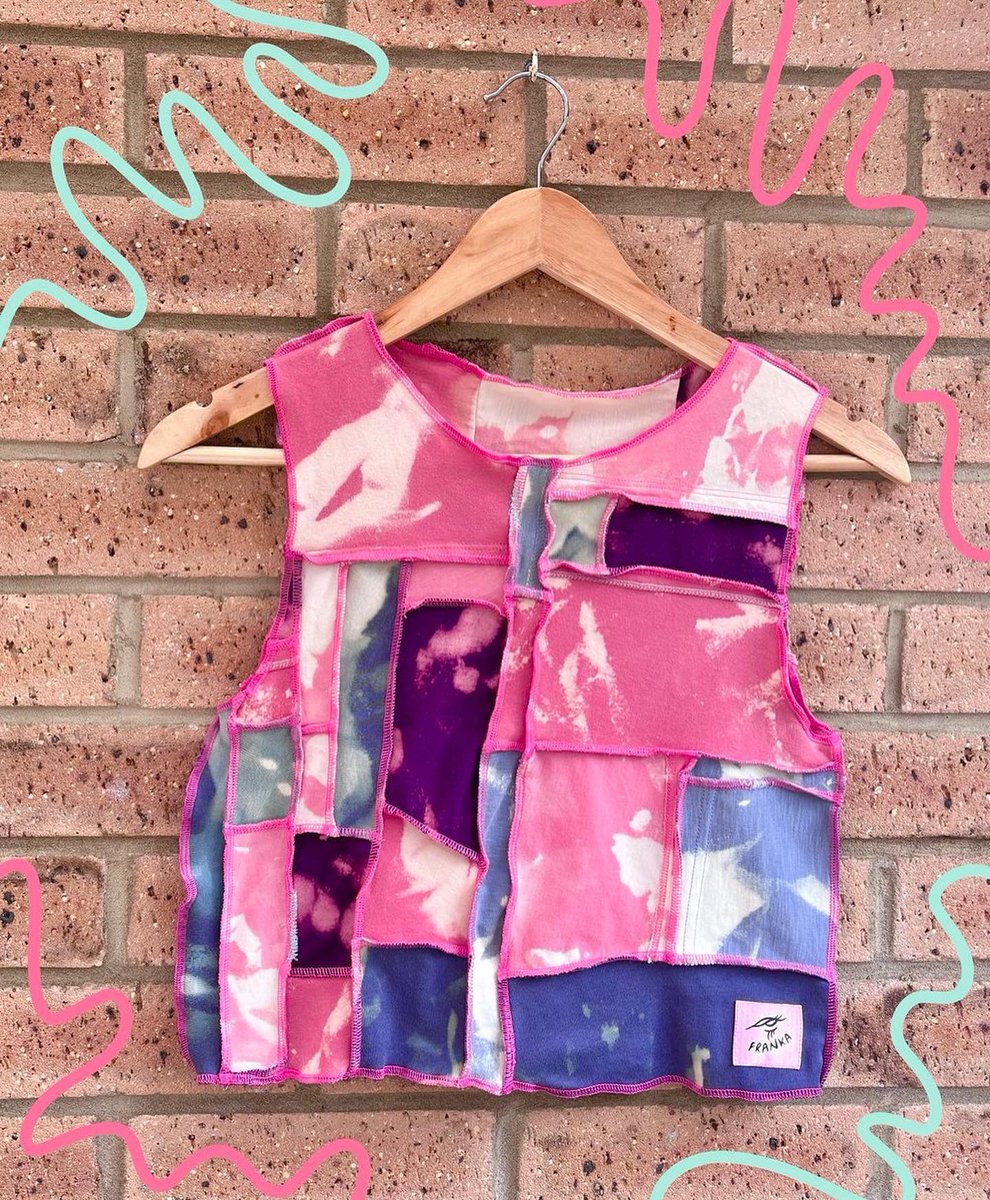 _frankauk's tweet photo. hey twitter, long time no see 👀

we’ve been busy saving material from landfill and turning it into funky clothing 👇 https://t.co/BiY0igJe7U https://t.co/YG1BVhuBL0