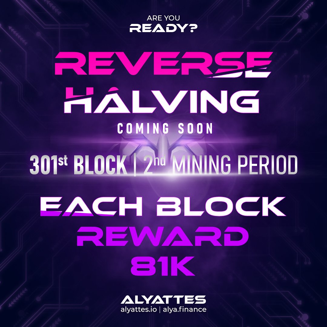 Alyattes_ALYA's tweet photo. Last 20 blocks...⏳⏳⏳
HURRY UP,,, 💥💥
BE MINER..💪💪💪
🌐🌎🌍🌏
💫💪 #Alyattes #AlyaTOKEN #AlyaBOT #AlyaFINANCE #AlyaCARE #BSCGEMS #BSC  #Mining #btc #Ethereum #BNB  #DeFi #Binance  #Crypto #mining  #GEM @MEXC_Global🔄 #newlistings https://t.co/I47wqy8B38
