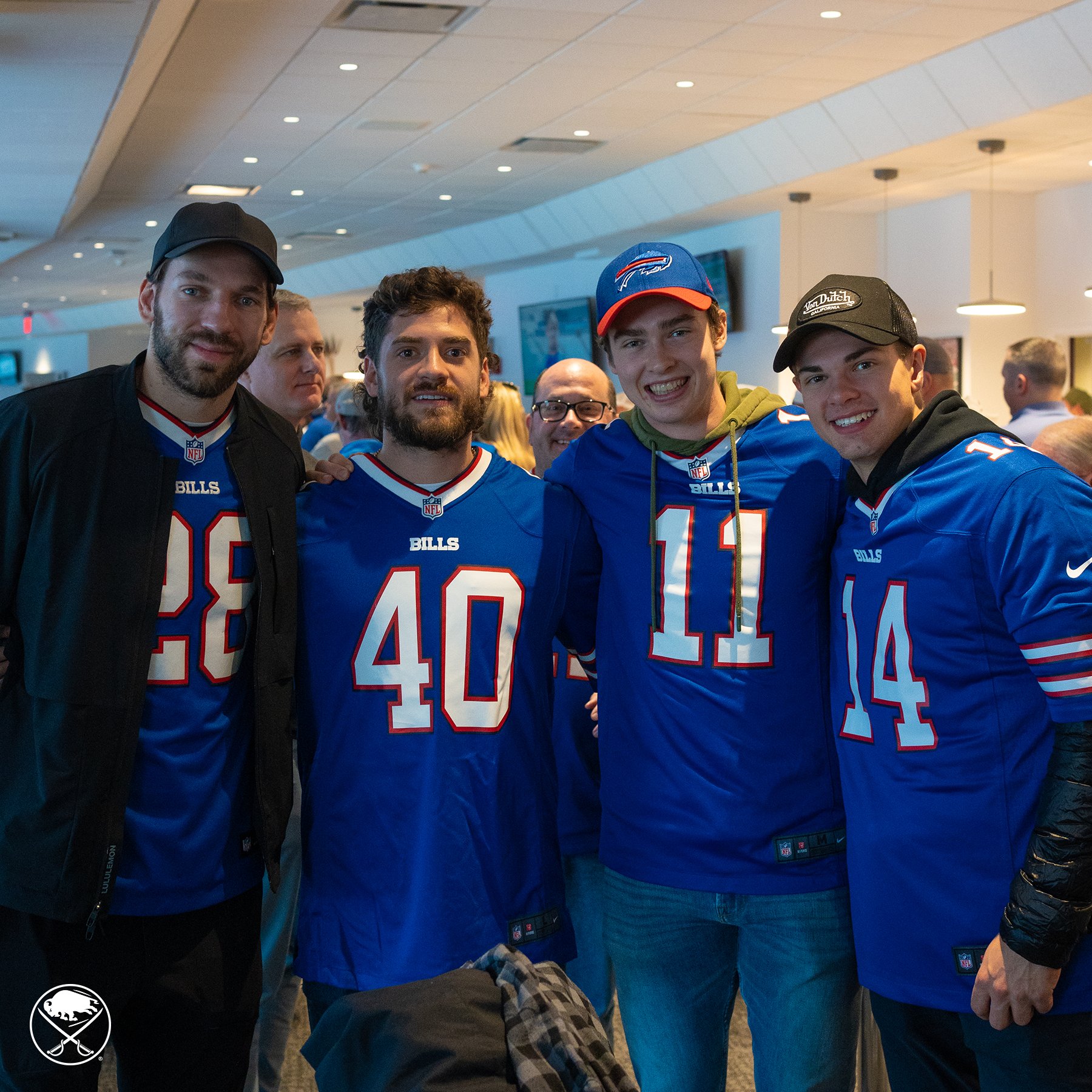 Buffalo Bills on X: The gang does the @BuffaloSabres home opener