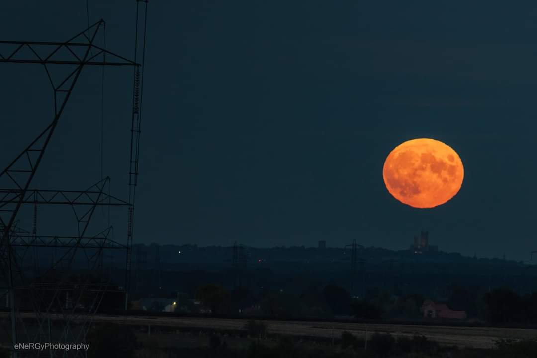 Nick (@deltic17) on Twitter photo Tonight's Hunters Moon, 100% full and rising over Lincoln Cathedral from 19 miles away.
<a href="/LincsSkies/">Lincolnshire Skies</a> #moon #fullmoon #huntersmoon #Lincoln #Lincolncathedral #canon Tonight's Hunters Moon, 100% full and rising over Lincoln Cathedral from 19 miles away.
<a href="/LincsSkies/">Lincolnshire Skies</a> #moon #fullmoon #huntersmoon #Lincoln #Lincolncathedral #canon