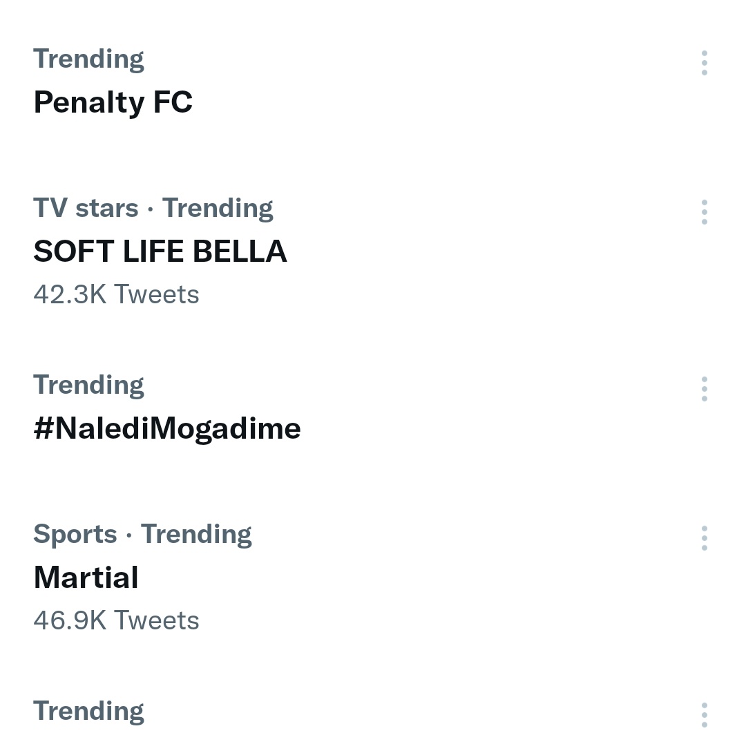 SylviaKardashi1's tweet photo. Mababe is unshakable on the trending table
💃💃💃💃💥
#NalediMogadime https://t.co/HpMZU4GwHS