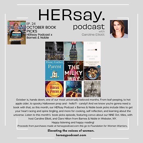 caroline917's tweet photo. New episode drop! Listen to our October Book Picks episode at https://t.co/s4JH3tVFG6 or on your fave app. Proceeds from books purchased on our website go to Foundation for Women Warriors. Listen now! https://t.co/c1hXvHZgdC